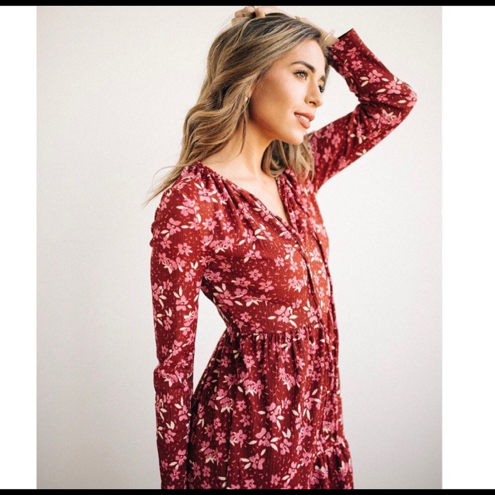 Free People Boho Midi Dress • NWT •